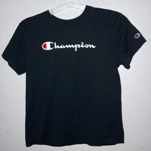 Black Champion Tee